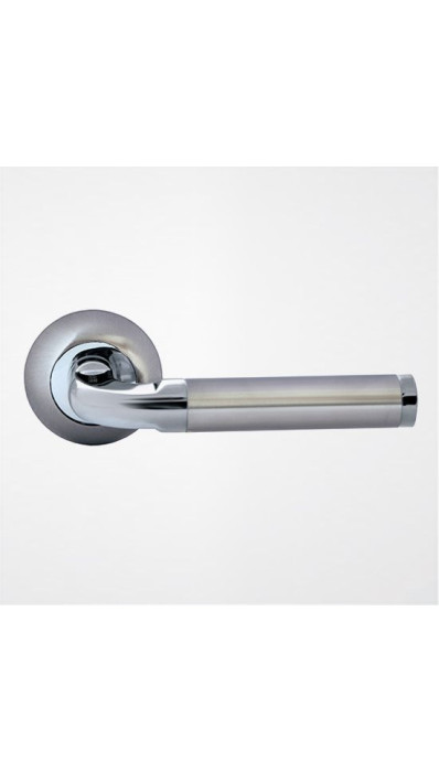 Дверная ручка Rossi LD 50-1 MARTE SN/CP матовый никель