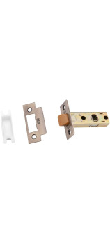 Защёлка врезная межкомнатная бесшумная BUSSARE L6-45 PLAST ANT. BRONZE Античная бронза