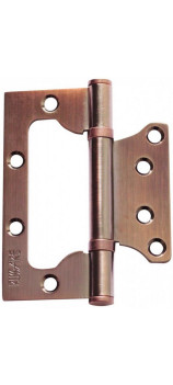 Петля накладная без врезки BUSSARE B020-U 100X75X2.5-2BB-1AC Античная медь