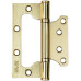 Петля накладная без врезки BUSSARE B020-U 100X75X2.5-2BB-1SG Золото матовое