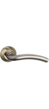 Дверная ручка BUSSARE PRATICO A-09-10 GRAPHITE/ANT. BRONZE Графит/античная бронза