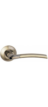 Дверная ручка BUSSARE FINO A-13-10 GRAPHITE/ANT. BRONZE Графит/античная бронза