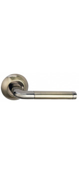 Дверная ручка BUSSARE LINDO A-34-10 GRAPHITE/ANT. BRONZE графит / античная бронза