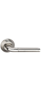 Дверная ручка BUSSARE LINDO A-34-10 CHROME/S.CHROME хром / хром матовый