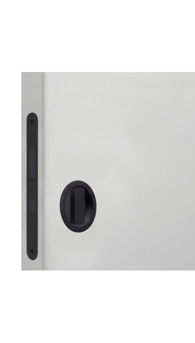 Bonaiti комплект WC для раздвижных дверей (механизм G500T H21 + ручки EASY TONDO) черный