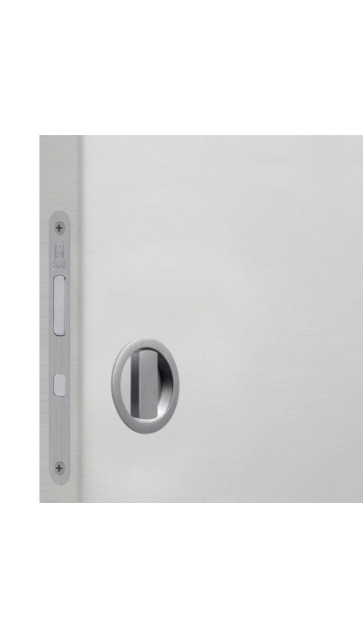 Bonaiti комплект WC для раздвижных дверей (механизм G500T H21 + ручки EASY TONDO) матовый хром