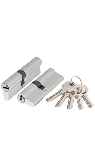 Цилиндровый механизм AX200/60 mm (25+10+25) CP хром 5 кл.