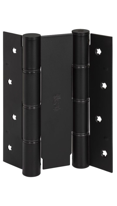 Дверная петля пружинная ALDEGHI CODE 87 ON 155-30 двусторонняя 155x30 (черный матовый)