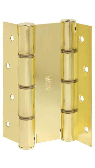 Дверная петля пружинная ALDEGHI CODE 87 AO 155-40 двусторонняя 155x40 (матовая латунь)