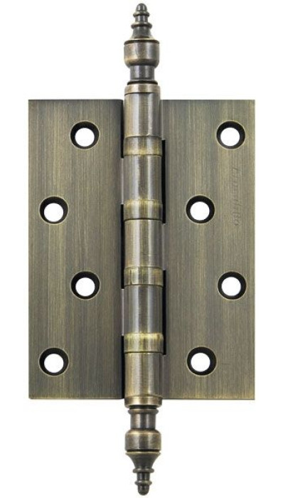 Петля универсальная 500-B4 100x75x3 AВ Бронза Box