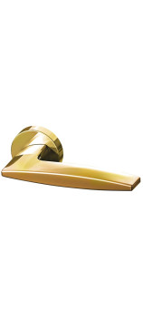 Дверная ручка ARMADILLO URBAN SQUID URB9 GOLD-24 золото 24К