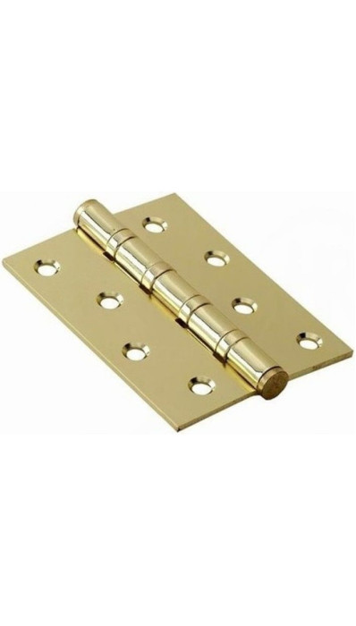 Петля дверная универсальная PIRUETTE SU-100X75X2.5 S.BRASS матовая латунь