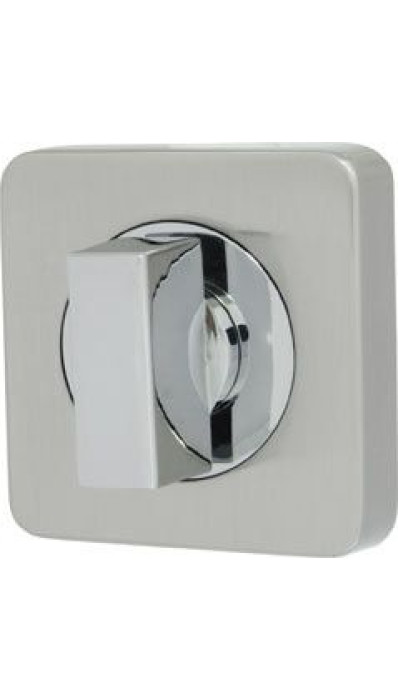 Ручка поворотная WC-BOLT BK6/SQ-21SN/CP-3 матовый никель/хром