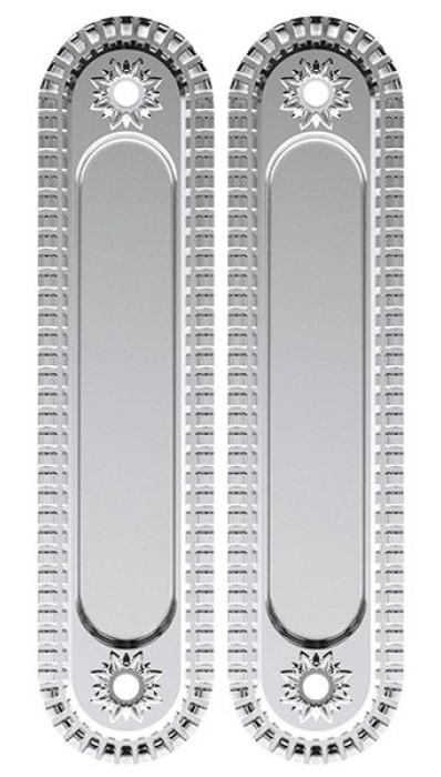 Ручка для раздвижных дверей SH010/CL SILVER-925 Серебро 925