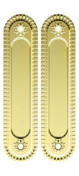Ручка для раздвижных дверей SH010/CL GOLD-24 Золото 24К