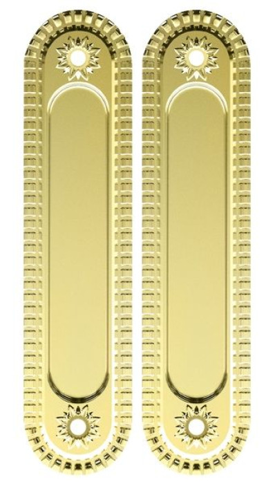 Ручка для раздвижных дверей SH010/CL GOLD-24 Золото 24К