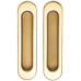 Ручка для раздвижных дверей SILLUR A-K05-V0 P.GOLD/S.GOLD золото