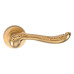 Ручка дверная на круглой накладке ARCHIE ACANTO S. GOLD (20G) Матовое золото Ручка дверная на круглой накладке ARCHIE ACANTO S. GOLD (20G) Матовое золото