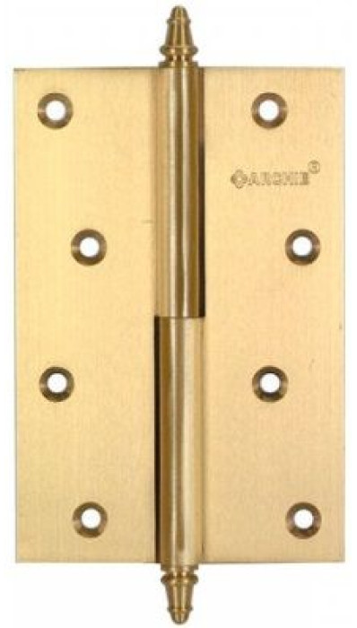 Петля дверная разъемная ARCHIE A010-D 120X80X3-2U R матовая латунь