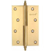 Петля дверная разъемная ARCHIE A010-D 120X80X3-2U R матовая латунь