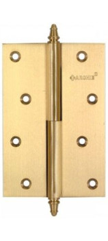 Петля дверная разъемная ARCHIE A010-D 120X80X3-2U L матовая латунь