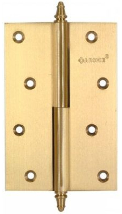 Петля дверная разъемная ARCHIE A010-D 120X80X3-2U L матовая латунь