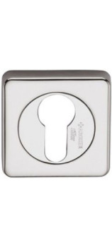 Накладка квадратная под евроцилиндр SILLUR CL-C P.CHROME хром