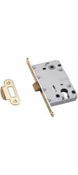Защелка c пластиковым язычок под цилиндр ARCHIE LP 5112CL B латунь