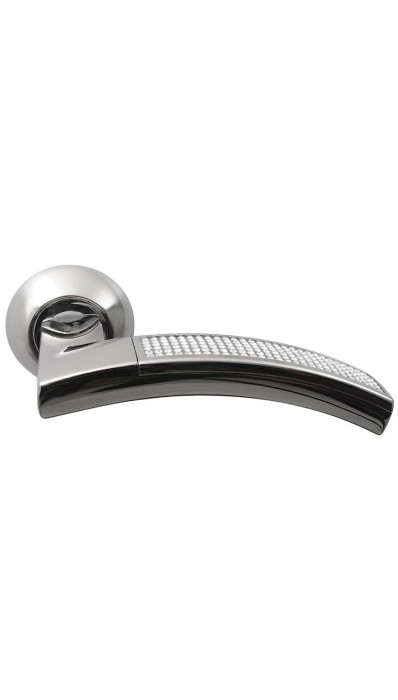 Ручка дверная фалевая на круглой накладке SILLUR 132 P.CHROME/CRYSTAL хром/ кристаллы Ручка дверная фалевая на круглой накладке SILLUR 132 P.CHROME/CRYSTAL хром/ кристаллы