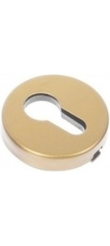 Дверная накладка под цилиндр PIRUETTE ET L14 MATTE BRASS матовая латунь