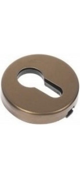 Дверная накладка под цилиндр PIRUETTE ET L14 ANTIQUE BRONZE античная бронза