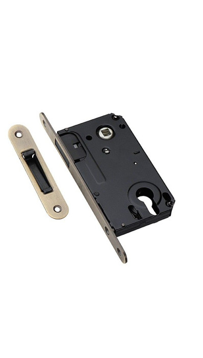 Защёлка межкомнатная под цилиндр магнитная ADDEN BAU KEY MAG 5085 BRONZE Бронза