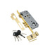 Замок врезной с цилиндром ADDEN BAU LOCK 4585 5-60B D GOLD Золото