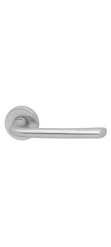Ручка дверная на круглой розетке MANDELLI S81 S81 26D матовый хром