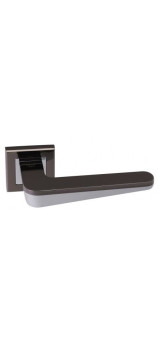 Дверная ручка на квадратной розетке ADDEN BAU ESPADA Q321 BLACK NICKEL / CHROME черный никель / хром