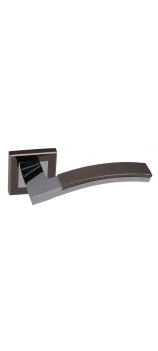 Дверная ручка на квадратной розетке ADDEN BAU OBRA Q330 BLACK NICKEL / CHROME черный никель / хром