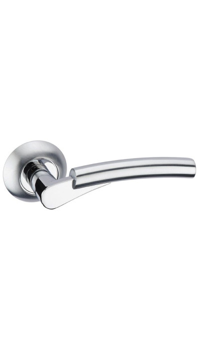 Дверная ручка на круглой розетке ADDEN BAU Solo A115 Chrome хром
