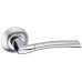 Дверная ручка на круглой розетке ADDEN BAU Slim A128 Chrome хром