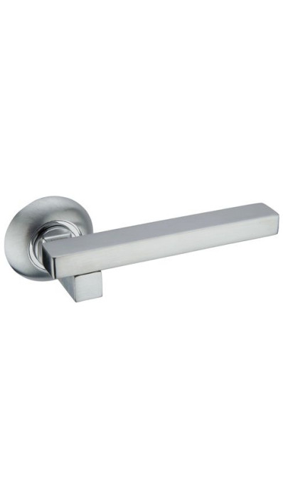 Дверная ручка на круглой розетке ADDEN BAU Modern A104 Chrome хром