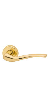 Ручка дверная на круглой розетке MANDELLI S71 SOPHI S71 03 золото