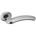 Дверная ручка на круглой розетке ADDEN BAU Twin A127-02 Chrome хром