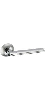Дверная ручка на круглой розетке ADDEN BAU Line A142 Chrome хром