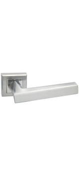 Дверная ручка на квадратной розетке ADDEN BAU Virata Q306 Satin chrome хром