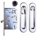 B03923.50.06 AGB комплект для раздвижных дверей KIT SCIVOLA под фиксатор (хром)