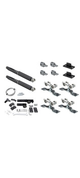 K.Sistem SET-80 Telescopic+2 Soft раздвижная система телескопического открывания 2х дверей до 80 кг + профиль 3м