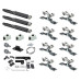 K.Sistem SET-80 Telescopic+3 Soft раздвижная система телескопического открывания 3х дверей до 80 кг + профиль 3м