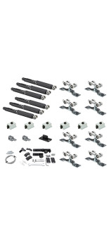 K.Sistem SET-80 Telescopic+6 Soft раздвижная система телескопического открывания 3х дверей до 80 кг + профиль 3м