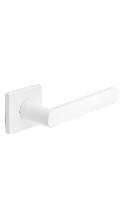 Дверная ручка Extreza Hi-Tech Slim AQUA (Аква) 113 R11 белый матовый F26