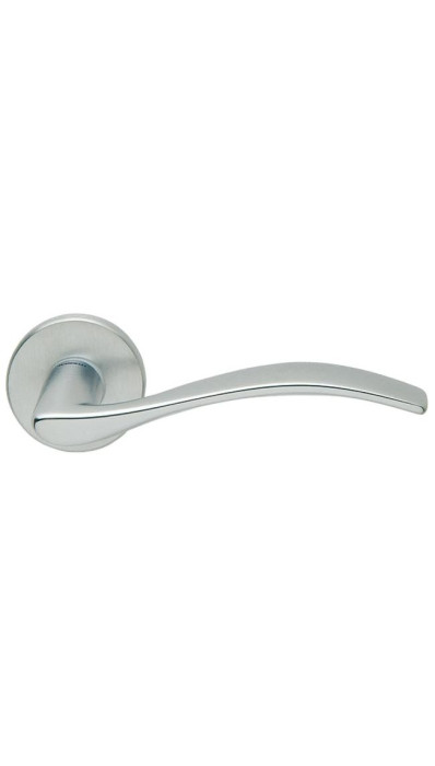 Ручка дверная на круглой розетке MANDELLI 711 ZEN 26D матовый хром