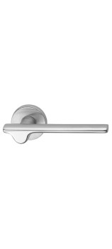 Ручка дверная на круглой розетке MANDELLI 3191 ARA 26D матовый хром/хром